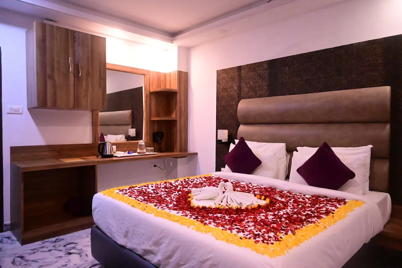 All Season Residency Flower bed decoration .webp