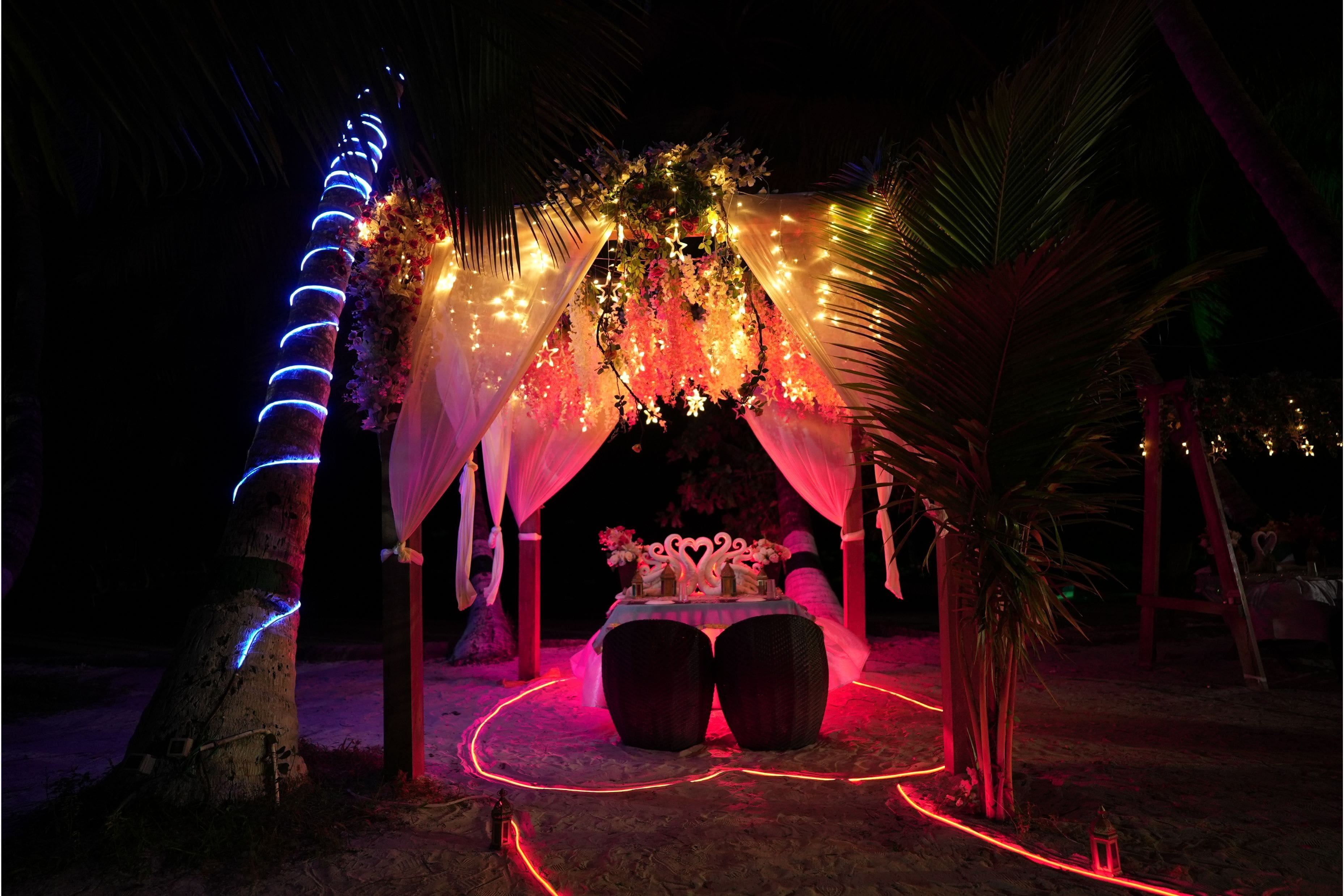 HIBR - Beach Side Candlelight Dinner setup.jpg