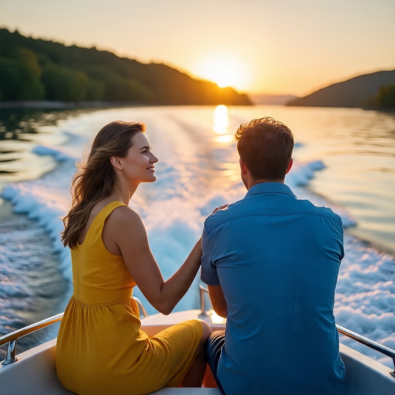 Couple enjoying sunset while island hopping .jpeg