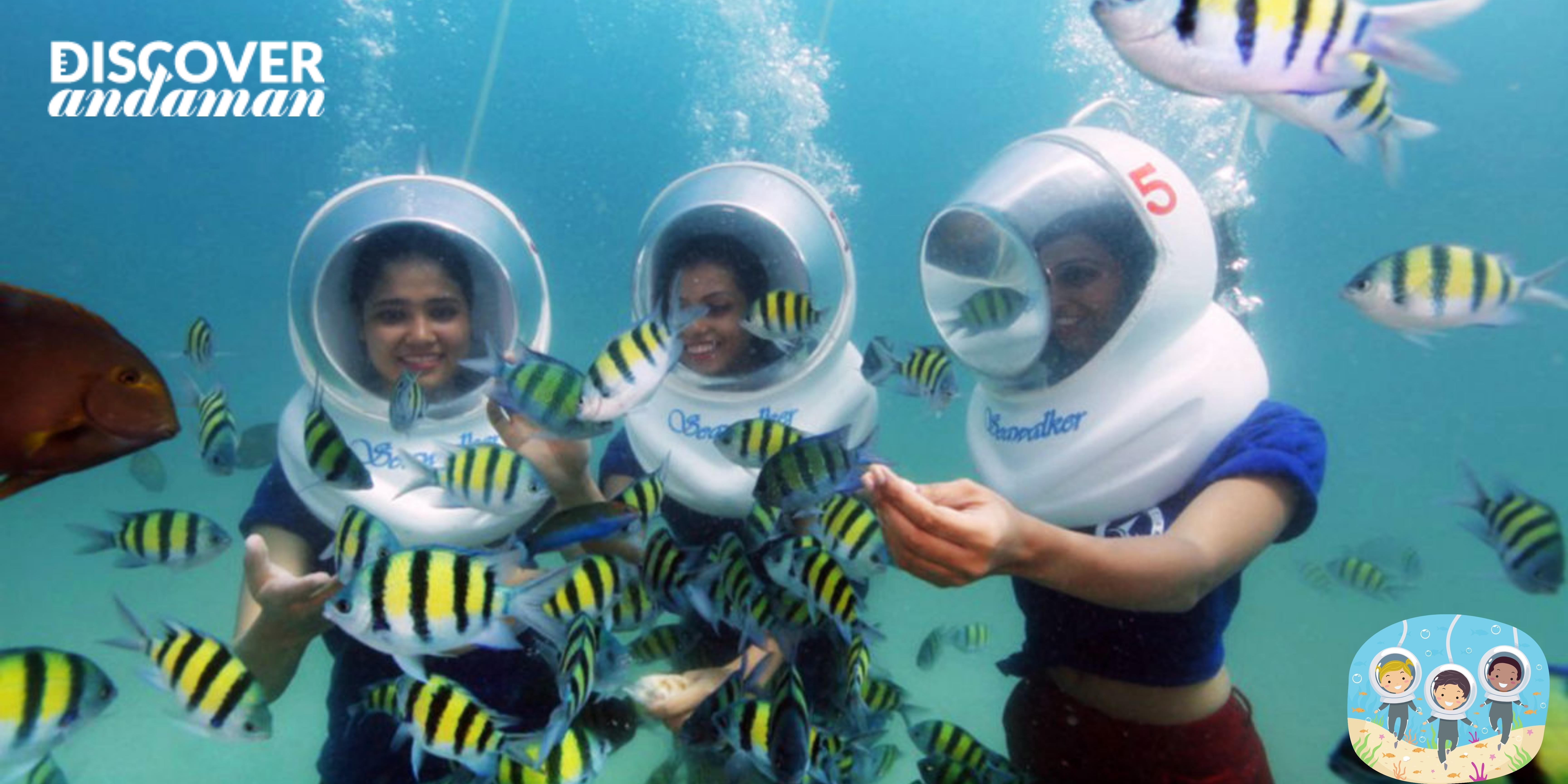 Group of girls enjoying sea walk in elephant beach..jpg