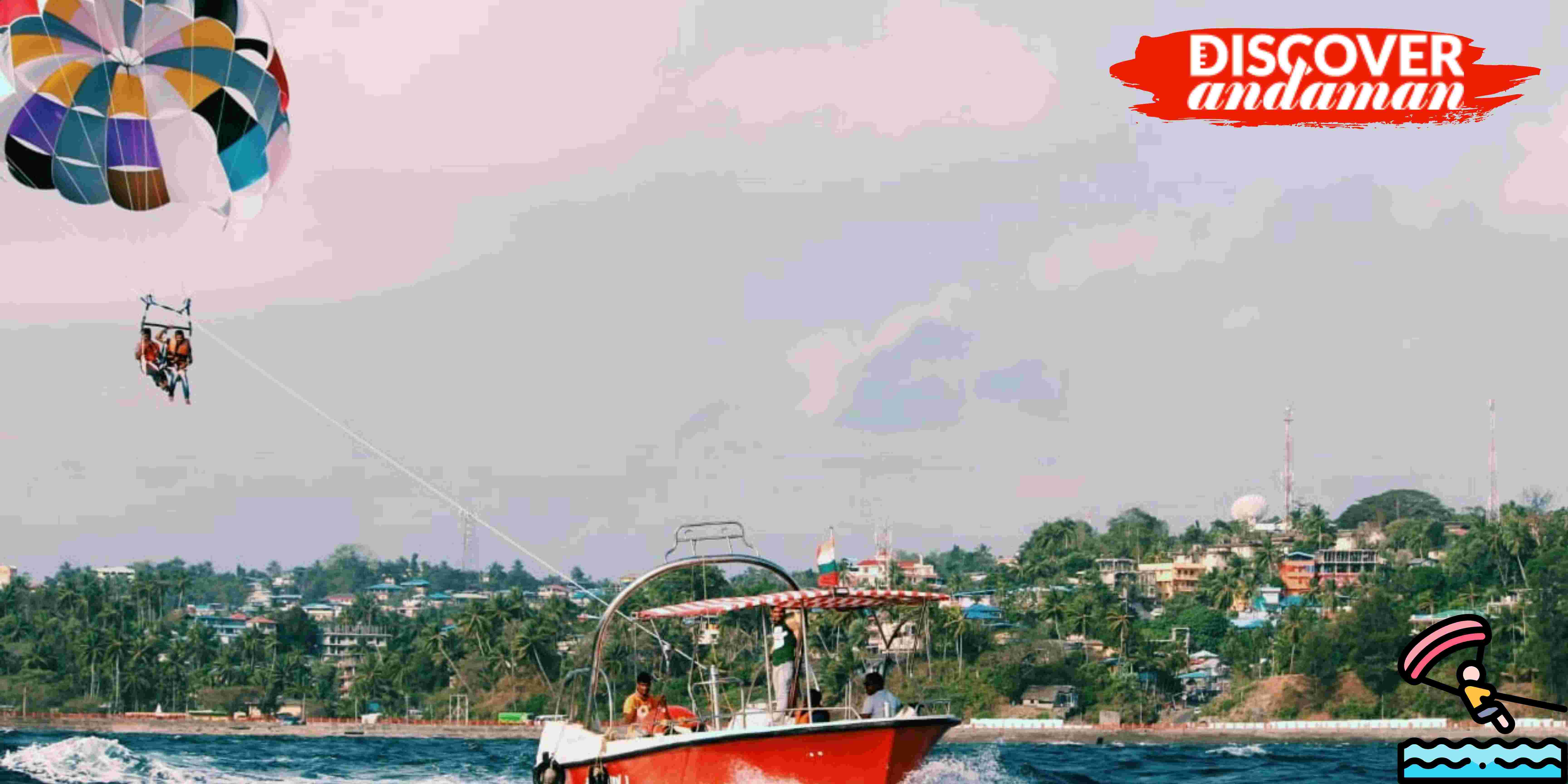 Parasailing in Port Blair