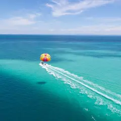 Parasailing at Elephant Beach