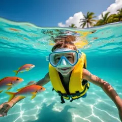 Deep Sea Snorkelling at Port Blair