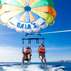 Parasailing at Elephant Beach